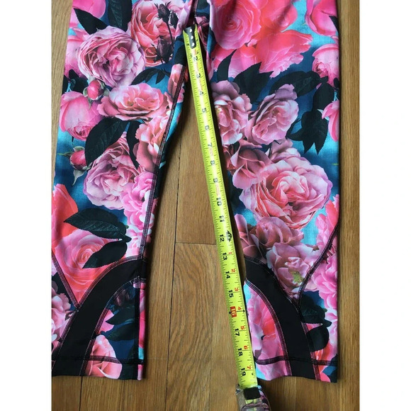 RARE Print! Lululemon Secret Garden Leggings 6 - Picture 6 of 10
